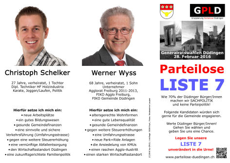 Wahlflyer Generalrat Ddingen Seite 1